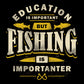 Crew, Crew Neck, Education, fish, fishing, hobby, Job, Occupation, Outdoor, Outdoors, TeeFishing Education Tee from FineRag.comfinerag.com
