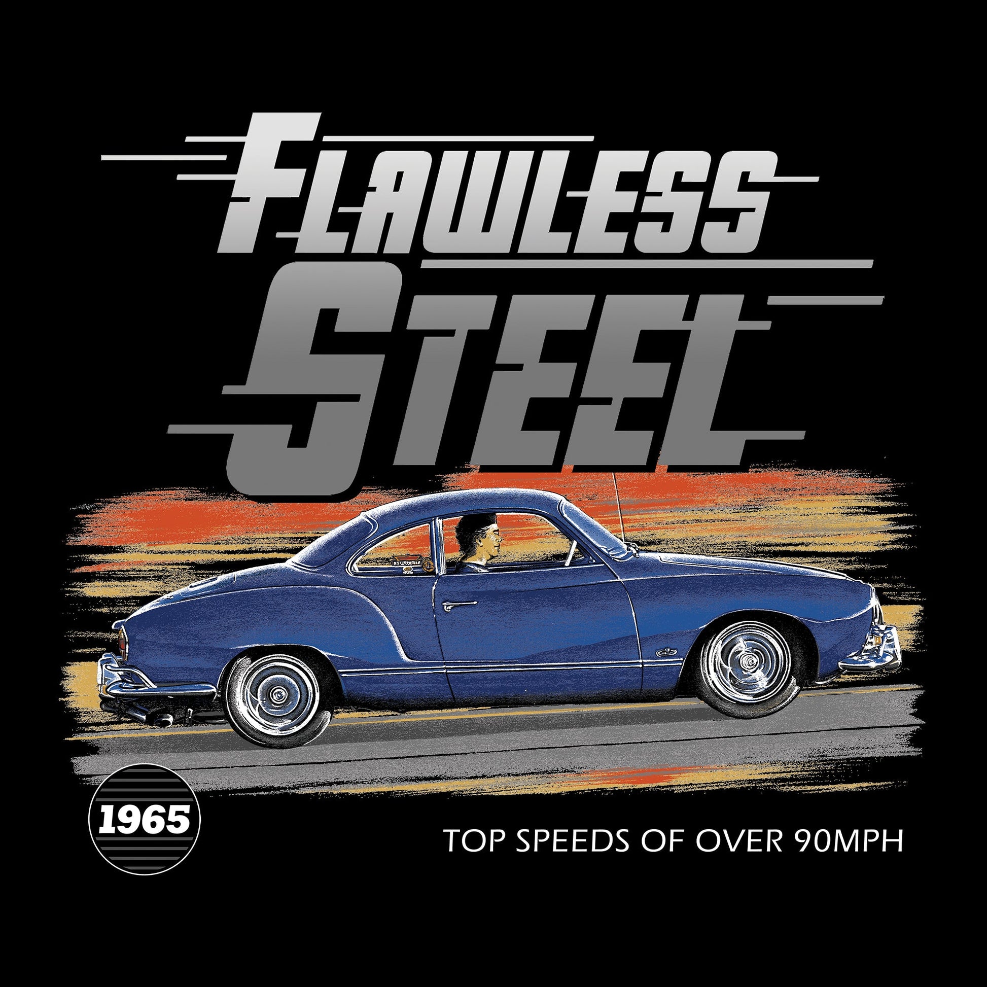 1965, Authentic, Auto, Automobile, Crew, Crew Neck, Muscle Car, Old, Old School, Oldies, Steel, TeeFlawless Steel Tee from FineRag.comfinerag.com