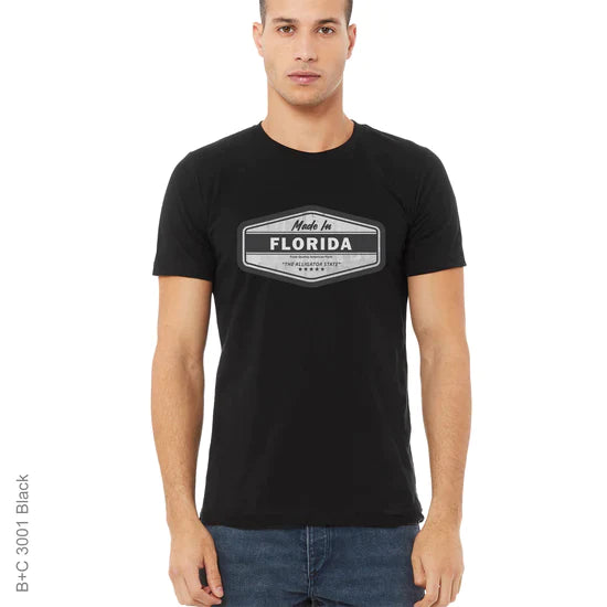alligator, Alligator State, Crew, Crew Neck, florida, Made in state, State, State name, Tee, United StatesFlorida Tee from FineRag.comfinerag.com