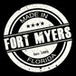 black & white, Crew, Crew Neck, florida, Made in state, State, State name, Tee, United StatesFort Myers Made Tee from FineRag.comfinerag.com
