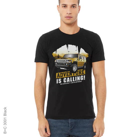 Adventure, Auto, Automobile, Crew, Crew Neck, Hummer, Tee, Transportation, truck, vehicleHummer Tee from FineRag.comfinerag.com