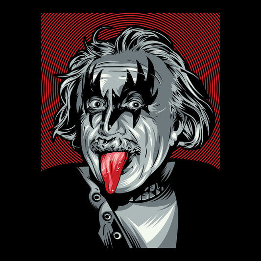 Kiss Einstein Tee from FineRag.comfinerag.com