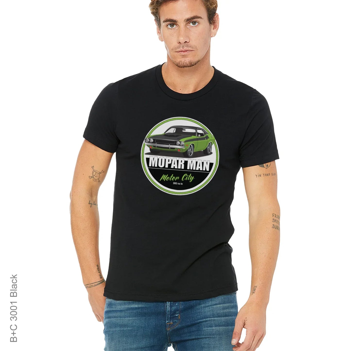 Auto, Automobile, Car, Crew, Crew Neck, Dodge, Mopar, Muscle Car, Old, Old School, Oldies, TeeMopar Man Tee from FineRag.comfinerag.com