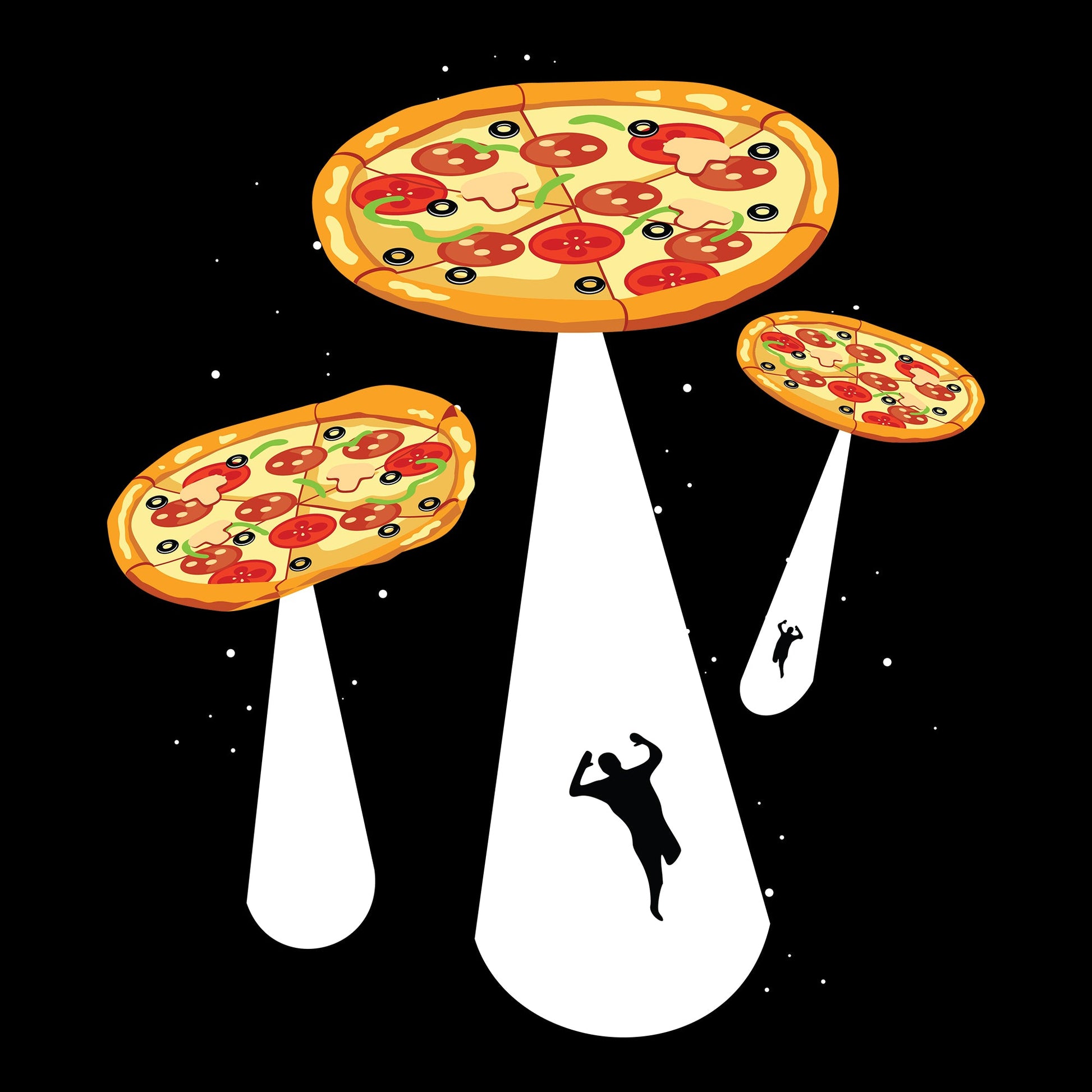 Pizza UFO Tee from FineRag.comfinerag.com