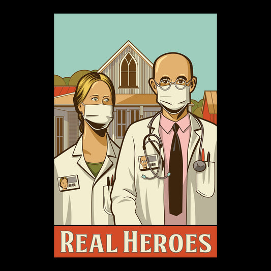 Real Heroes Tee from FineRag.comfinerag.com