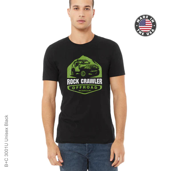 4X4, Crawler, Crew, Crew Neck, Jeep, Offroad, Road, Rock, TeeRock Crawler Tee from FineRag.comfinerag.com