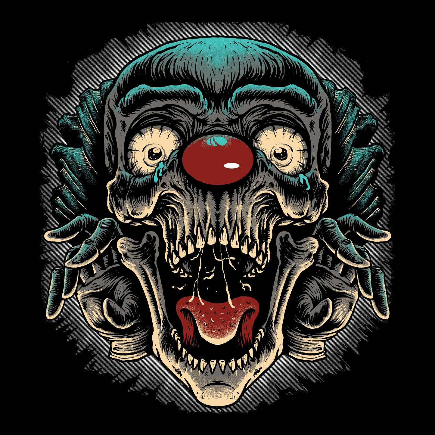 Scary Clown Tee from FineRag.comfinerag.com