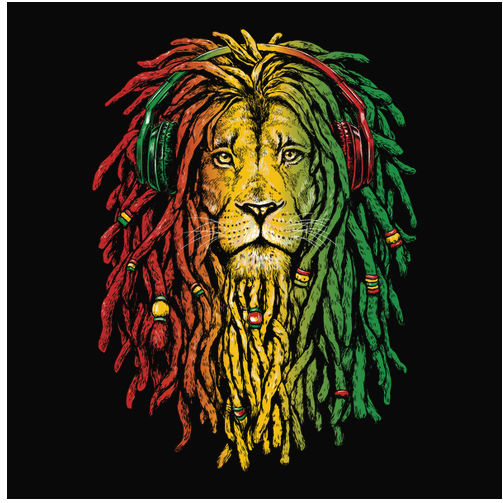 Animal, Animals, Bob Marley, Crew, Crew Neck, Dreadlocks, Endangered animal, Lion, Marley, Protected animal, Reggae, Tee, Wild animalLion Marley Tee from FineRag.comfinerag.com