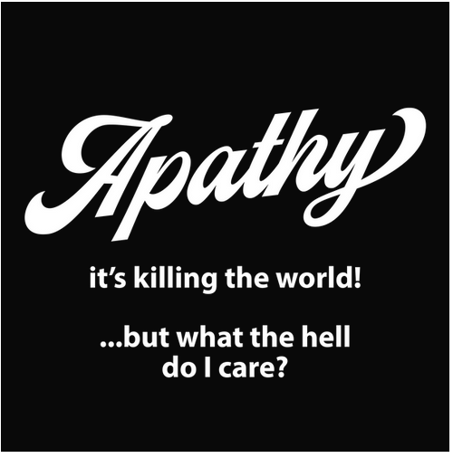 Apathy, black & white, Crew, Crew Neck, Killing, Tee, wordsApathy Tee from FineRag.comfinerag.com