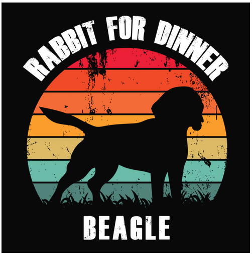 Animal, Animals, Beagle, Companion, Crew, Crew Neck, Dog, Dogs, Rabbit, TeeBeagle Tee from FineRag.comfinerag.com