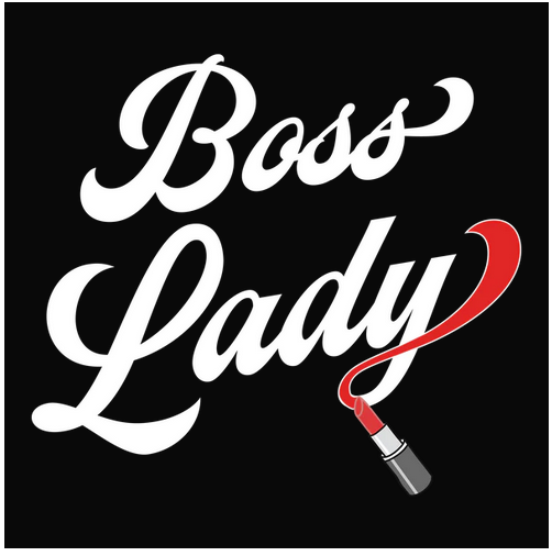 black & white, Boss, Crew, Crew Neck, Lady, Lipstick, Tee, wordsBoss Lady Tee from FineRag.comfinerag.com