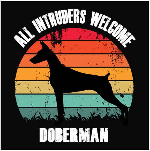 Animal, Animals, Companion, Crew, Crew Neck, Doberman Pinscher, Dog, Dogs, TeeDoberman Tee from FineRag.comfinerag.com