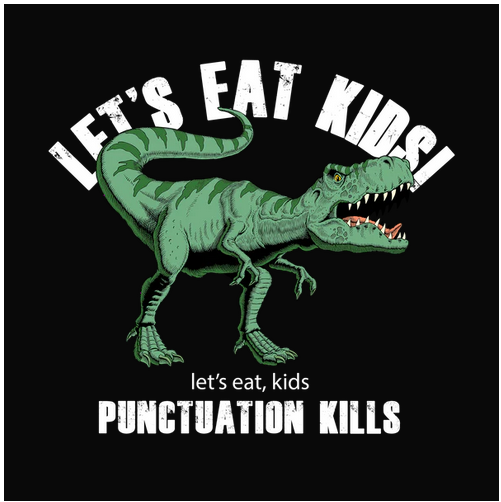 Animal, Animals, Crew, Crew Neck, Dinosaur, Eat, Endangered animal, Kids, Protected animal, Punctuation, Wild animalLet's Eat Kids Tee from FineRag.comfinerag.com