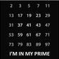 black & white, Crew, Crew Neck, Numbers, Prime, Tee, wordsPrime Tee from FineRag.comfinerag.com