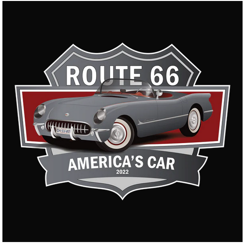 Car, Corvette, Crew, Crew Neck, Muscle Car, Old, Old School, Oldies, Route 66, TeeRoute 66 Sportscar Tee from FineRag.comfinerag.com