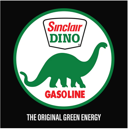 Crew, Crew Neck, Dinosaur, gas, Gasoline, Petro, Sinclair, Sinclair Dino, TeeSinclair Dino Tee from FineRag.comfinerag.com