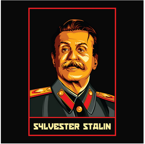 Creepy, Crew, Crew Neck, Funny, Humor, political, Politics, Rocky, Russia, Russian, Stalin, Sylvester Stallone, TeeSylvester Stalin Tee from FineRag.comfinerag.com