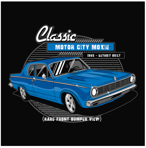 Auto, Automobile, Car, cars, Classic, Motor City, Muscle Car, Old School, TeeMotor City Moxie Tee from FineRag.comfinerag.com