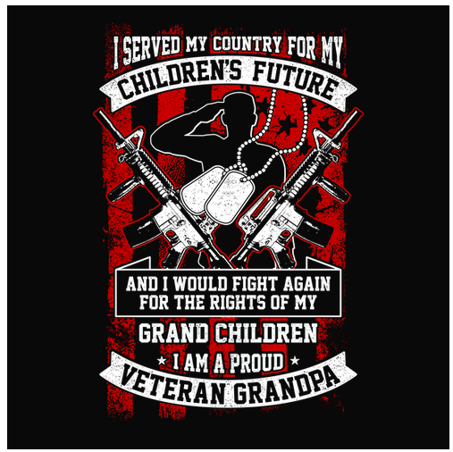 Country, Fight, Fighting, Grandpa, Proud, served, Tee, VeteranVeteran Grandpa Tee from FineRag.comfinerag.com