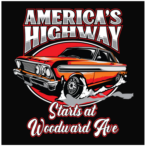 America, American, Auto, Automobile, C, Car, cars, Classic, Crew, Crew Neck, Muscle Car, Old School, TeeAmerica's Highway Tee from FineRag.comfinerag.com