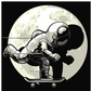 Astronaut, color, Colorful, Crew, Crew Neck, Job, Occupation, Planets, Ride, Skateboarding, Skater, Skating, TeeMoon Skater Tee from FineRag.comfinerag.com