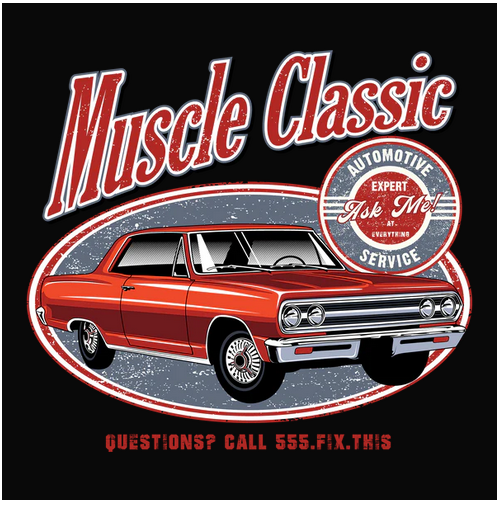 Auto, Automobile, Car, cars, Colorful, Crew, Crew Neck, Muscle Car, Old, Old School, Oldies, Ride, Tee, TransportationFix This Tee from FineRag.comfinerag.com