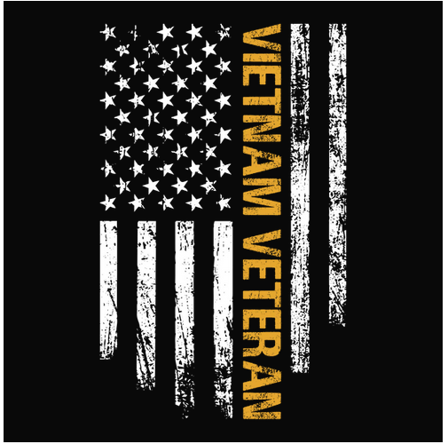 American Flag, Crew, Crew Neck, Flag, Tee, US Flag, Veteran, Vietnam, War, Warrior, Warriors, words, Worn flagVietnam Vet Tee from FineRag.comfinerag.com