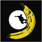 Banana, Crew, Crew Neck, food, hobby, moon, Skateboarding, Skater, Skating, TeeBanana Skater Tee from FineRag.comfinerag.com