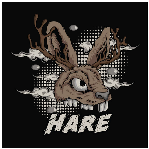 Scary Hare Tee from FineRag.comfinerag.com