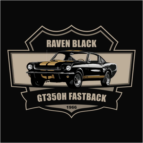 350, Auto, Automobile, Car, cars, Crew, Crew Neck, Ford, GT, Muscle Car, Old, Old School, Oldies, Tee, VintageGT 350 Tee from FineRag.comfinerag.com