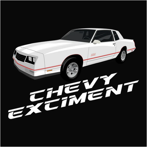 1987, 87, Auto, Automobile, Car, cars, Chevrolet, Crew, Crew Neck, Monte Carlo, Monte Carlo SS, Muscle Car, Old, Old School, Oldies, SS, Tee87 Monte Carlo SS Tee from FineRag.comfinerag.com