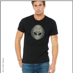 Aliens, Crew, Crew Neck, Extraterristrial, Outer Space, TeeAlien Tee from FineRag.comfinerag.com