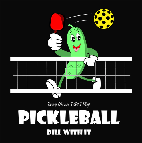 Crew, Crew Neck, Eat, food, Funny, hobby, pasttime, Pickleball, TeePickleball Tee from FineRag.comfinerag.com