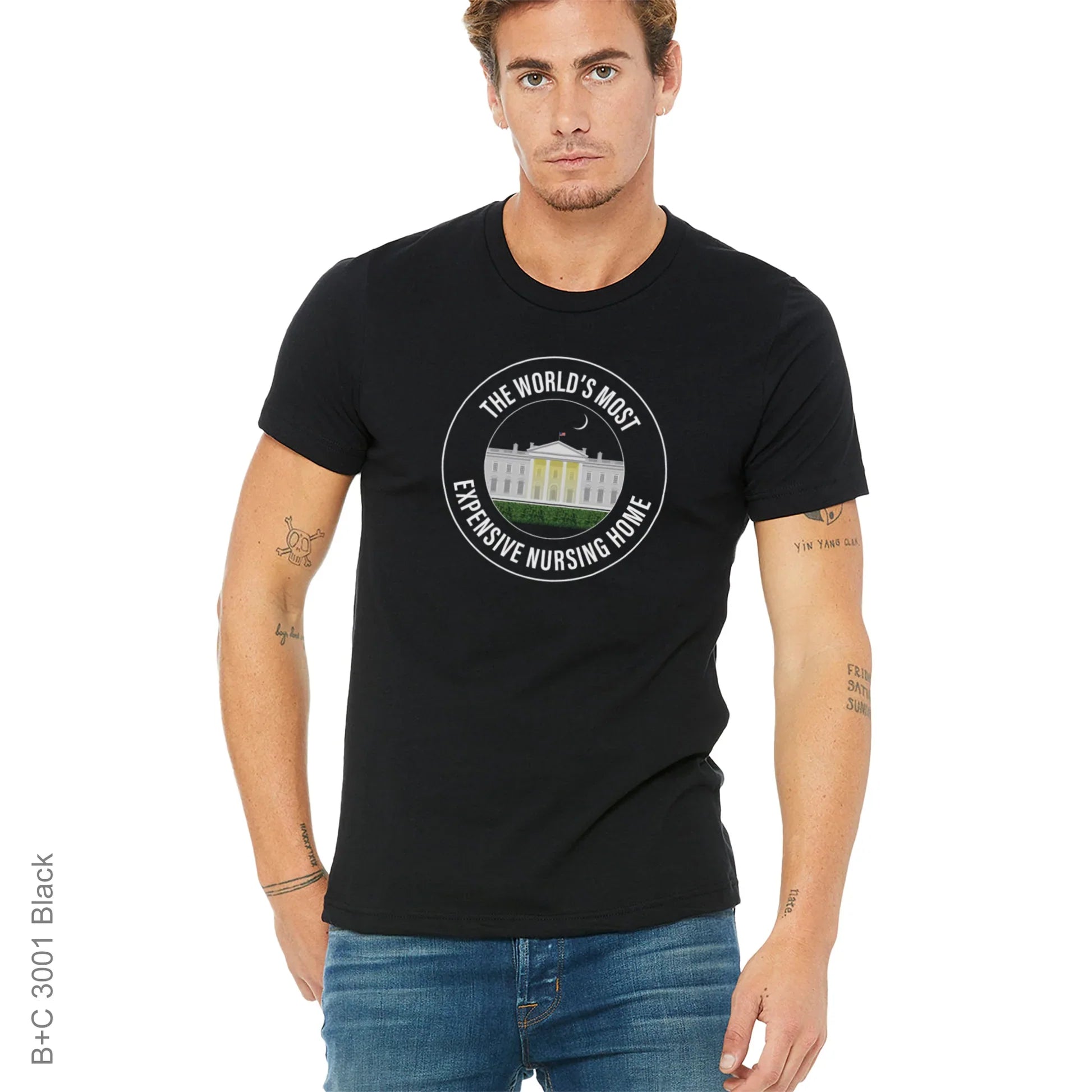 Biden, Crew, Crew Neck, Job, Nursing Home, Occupation, President, Presidential, Senior, Tee, White HouseSenior Care Tee from FineRag.comfinerag.com