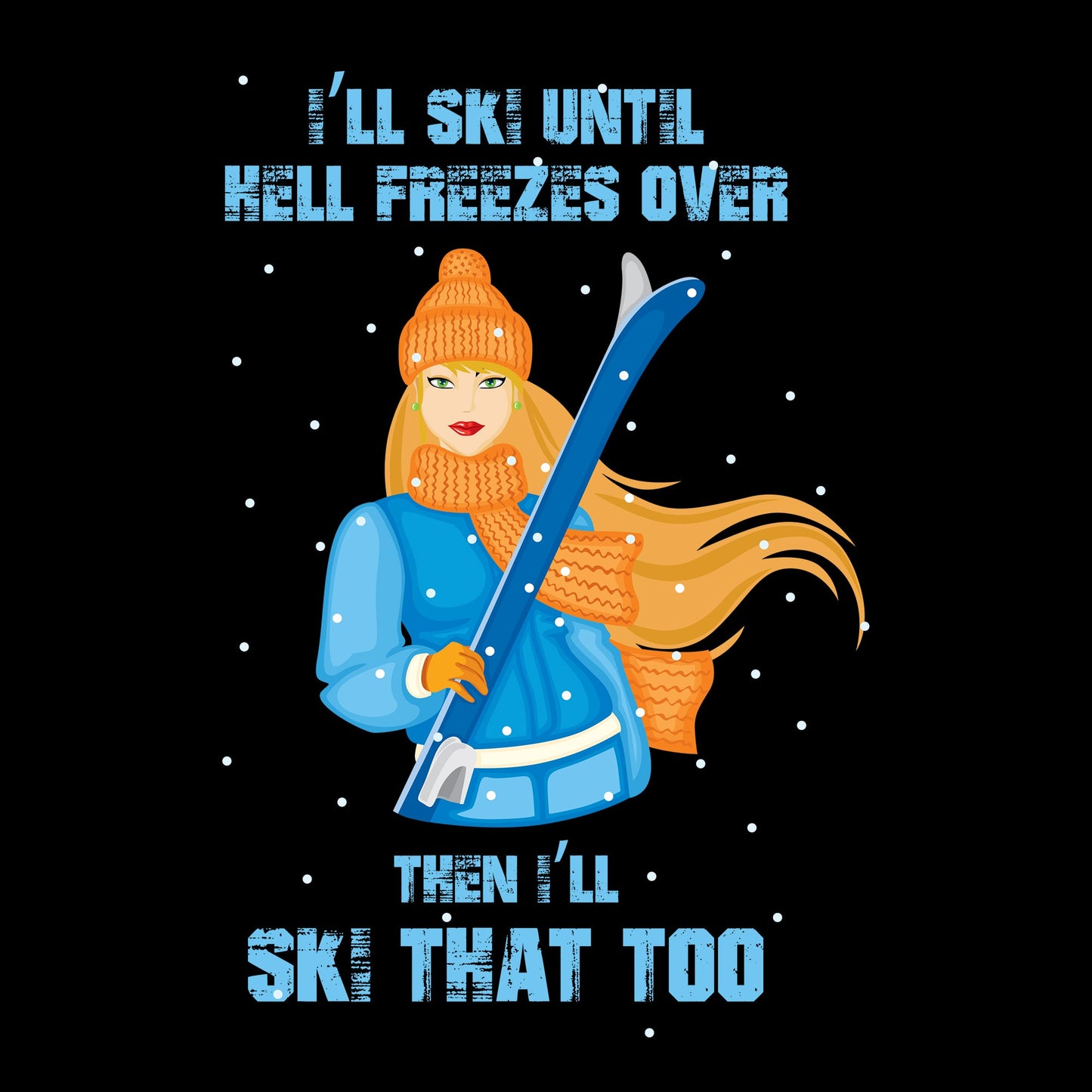 Ski In Hell Tee from FineRag.comfinerag.com