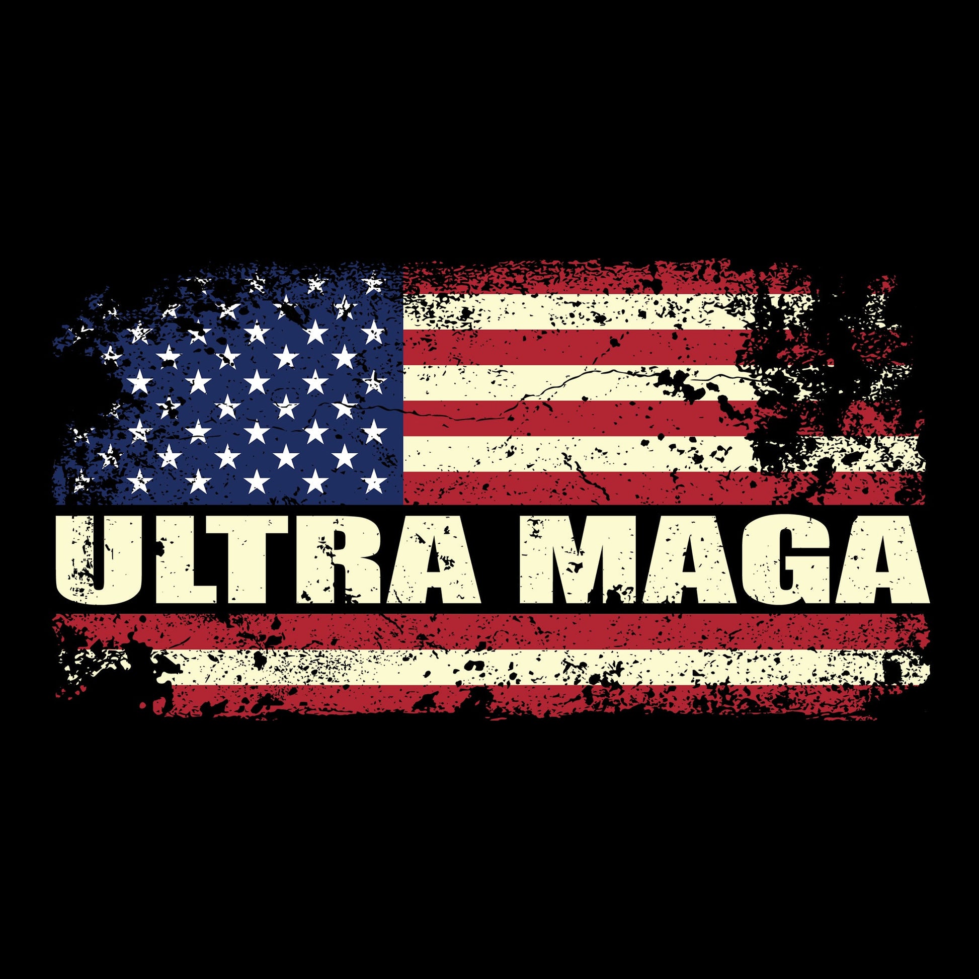 conservative, Flag, Political, Republican, TrumpUltra Maga Flag Tee from FineRag.comfinerag.com