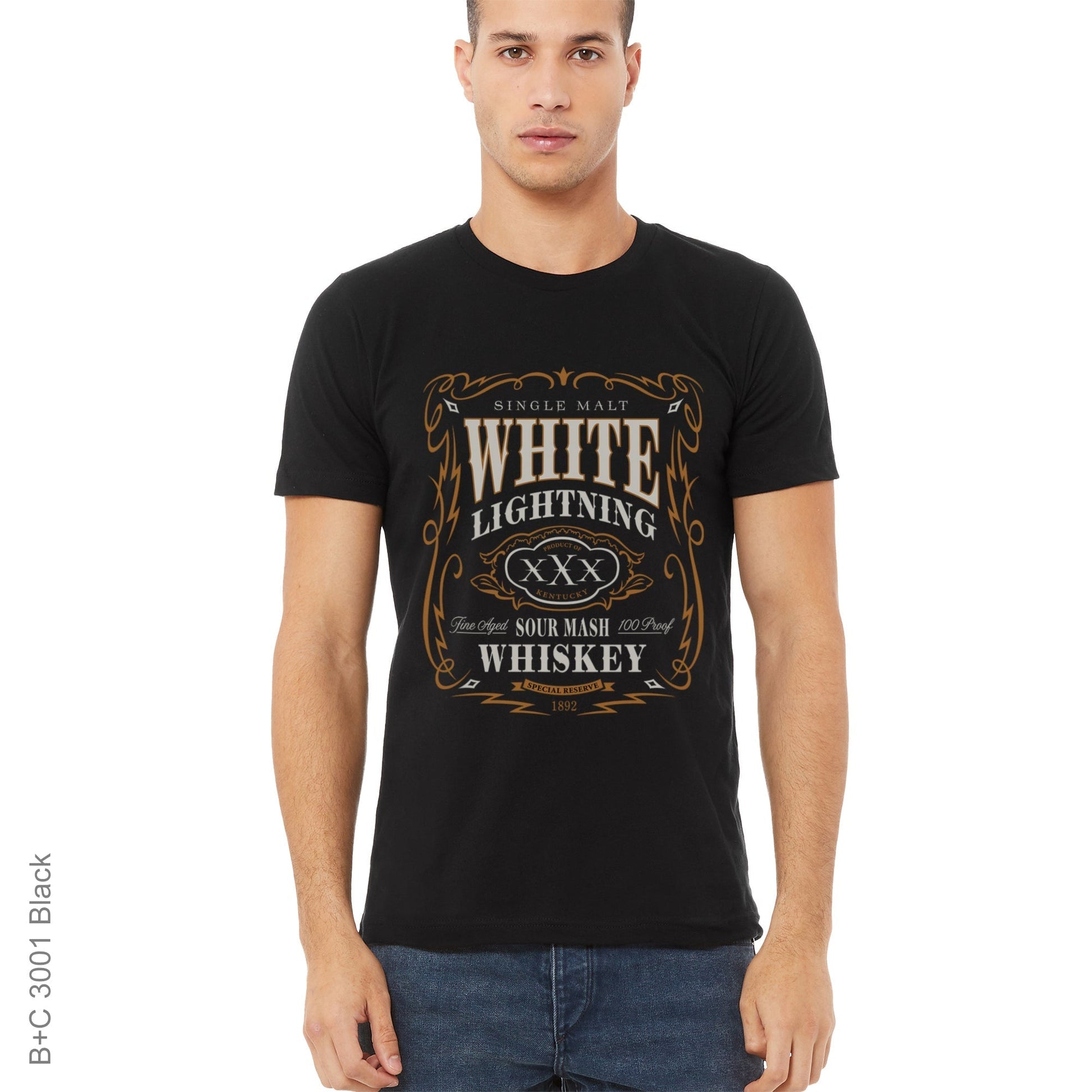 Alchol, booze, DrinkingWhite Lightning Tee from FineRag.comfinerag.com